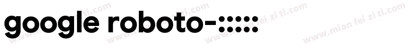google roboto字体转换
